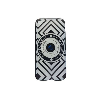 Husa Apple iPhone X/XS Multicolor Model Camera Foto + Popsocket inclus-3