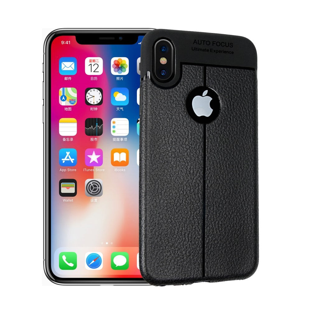 Husa Apple iPhone X Zore TPU moale Negru-2