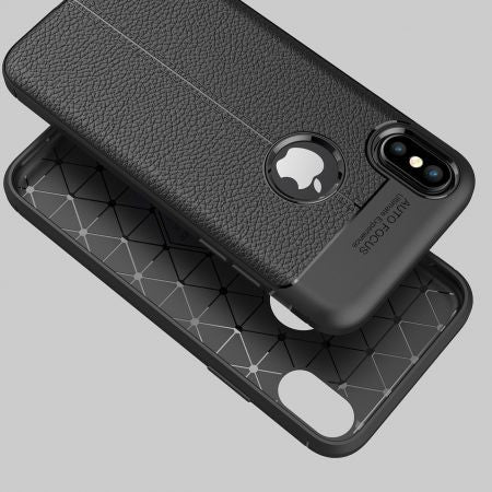 Husa Apple iPhone X Zore TPU moale Negru-5