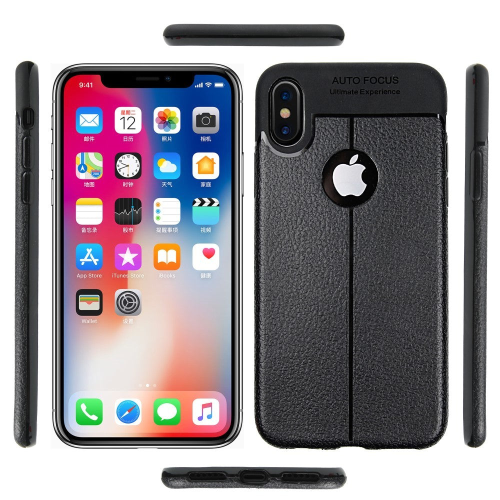Husa Apple iPhone X Zore TPU moale Negru-6