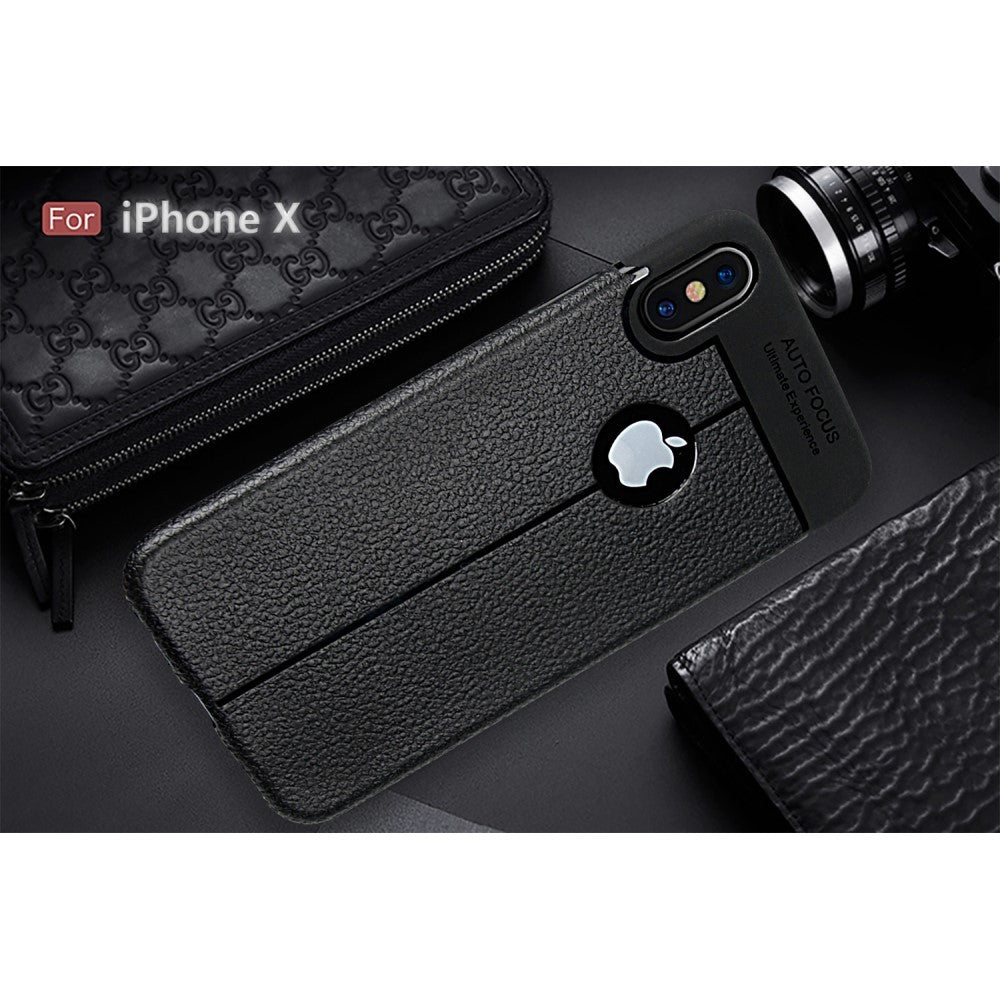 Husa Apple iPhone X Zore TPU moale Negru-8