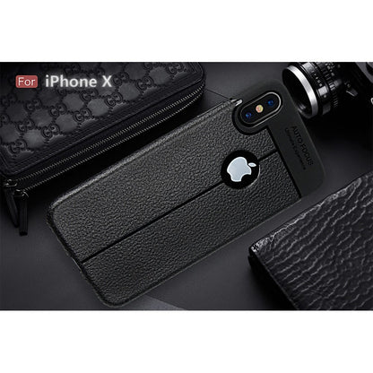 Husa Apple iPhone X Zore TPU moale Negru-8