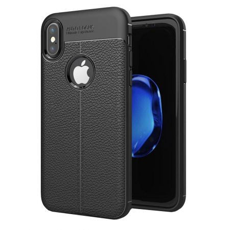 Husa Apple iPhone X Zore TPU moale Negru-10