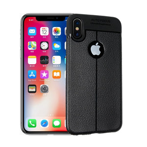 Husa Apple iPhone X Zore TPU moale Negru-0