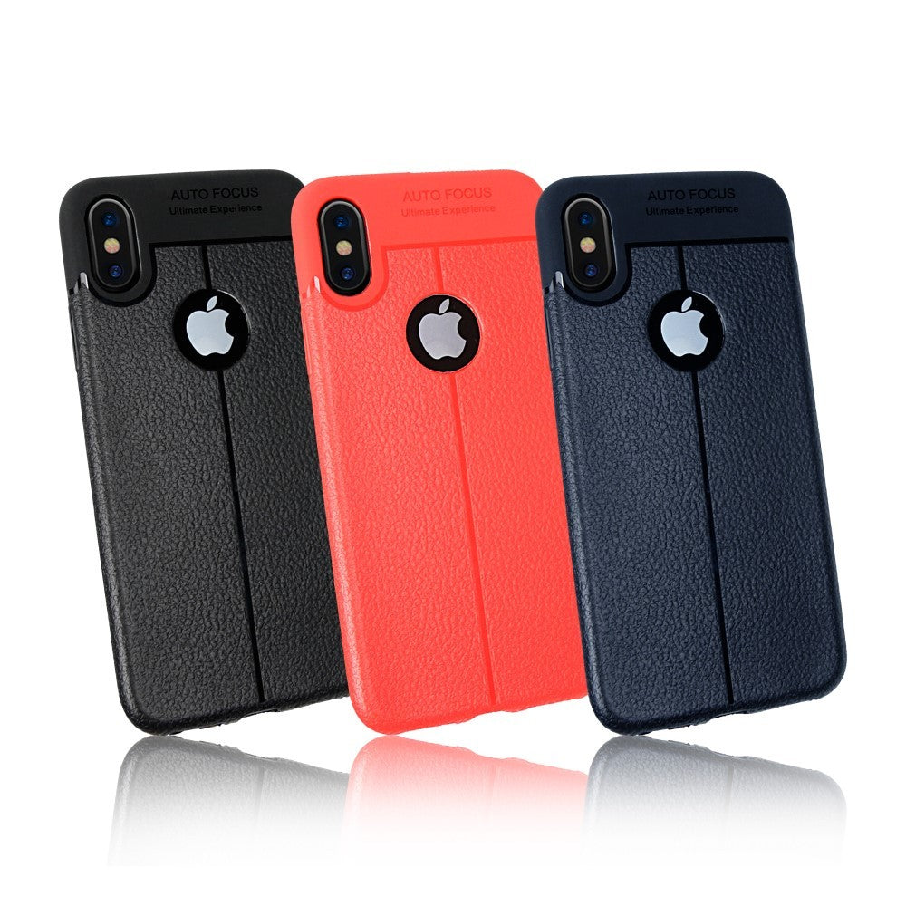 Husa Apple iPhone X Zore TPU moale Rosu-6