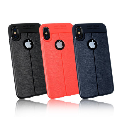 Husa Apple iPhone X Zore TPU moale Rosu-6