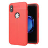 Husa Apple iPhone X Zore TPU moale Rosu-0
