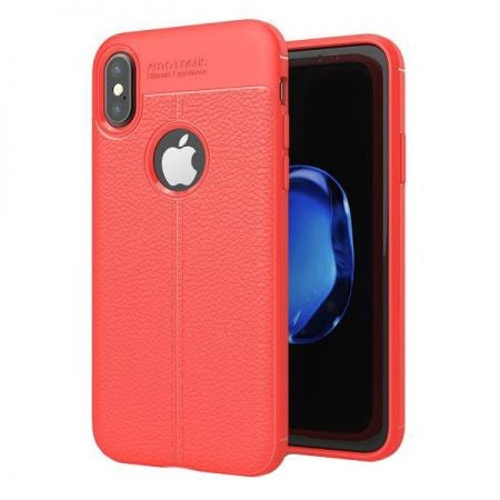 Husa Apple iPhone X Zore TPU moale Rosu-0
