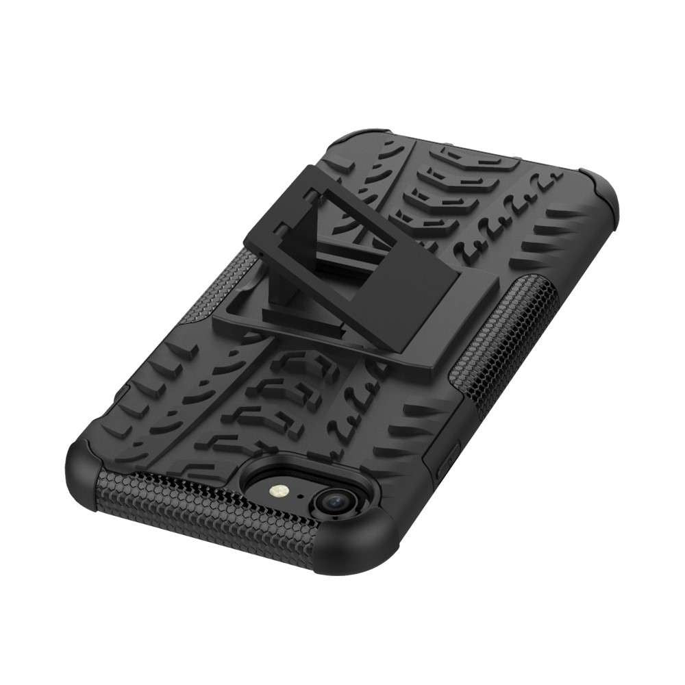 Husa compatibila cu Huawei P Smart 2020 Defender Model 3 cu Suport, Negru-6