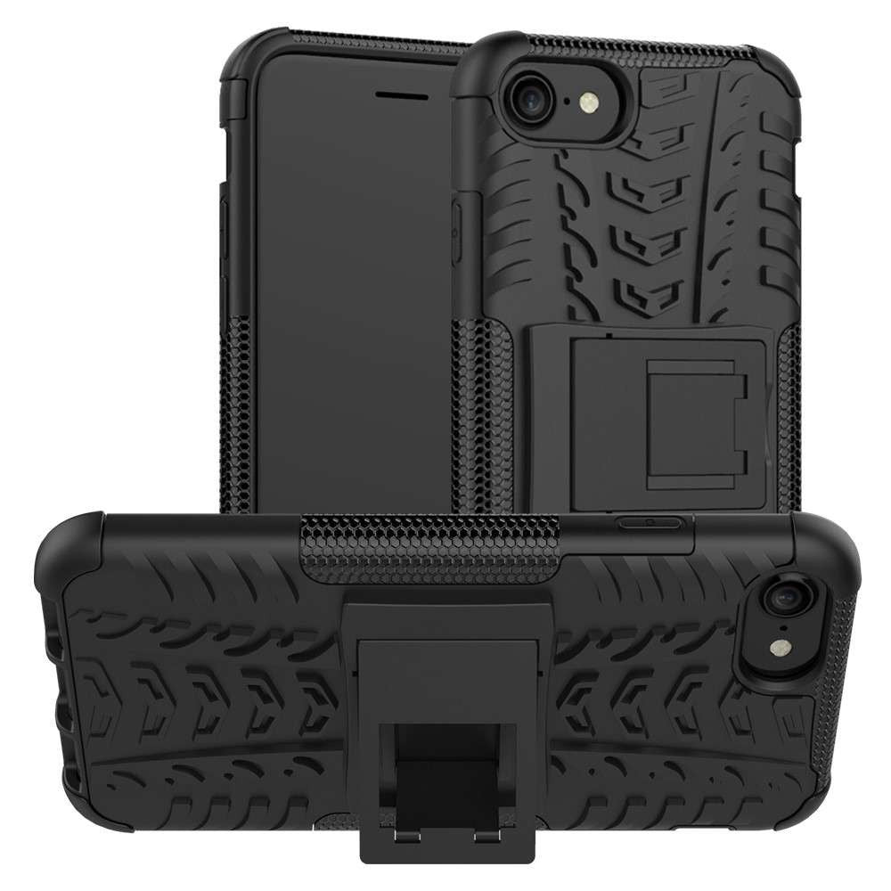 Husa compatibila cu Huawei P Smart 2020 Defender Model 3 cu Suport, Negru-0