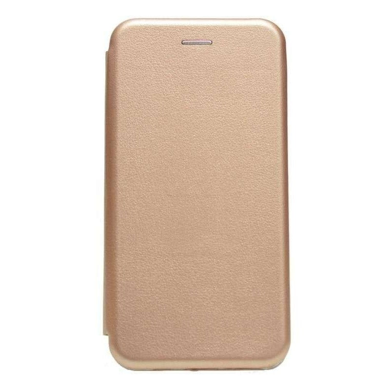 Husa de protectie Flippy compatibila cu Apple iPhone XR Magnet Book Case Auriu-2