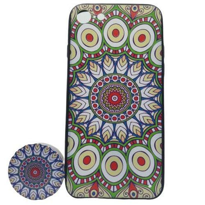 Husa Apple iPhone XS Max Multicolor Model Paun Suport inclus-1