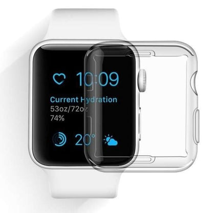 Husa Apple Watch Series 2/3 38 mm Full Tpu 360 Transparent-0