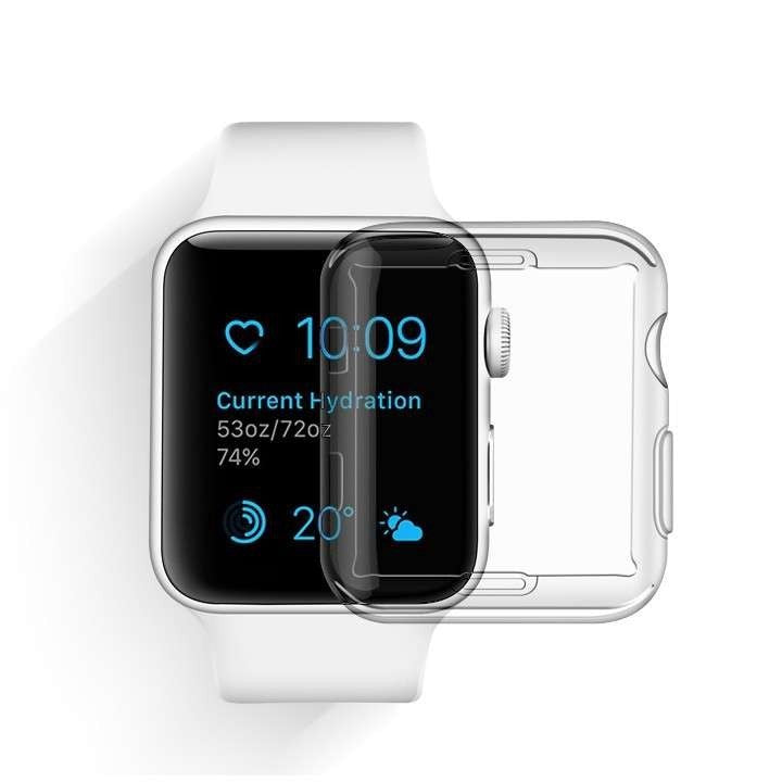 Husa Apple Watch Series 2/3 42 mm Full Tpu 360 Transparent, Flippy-5