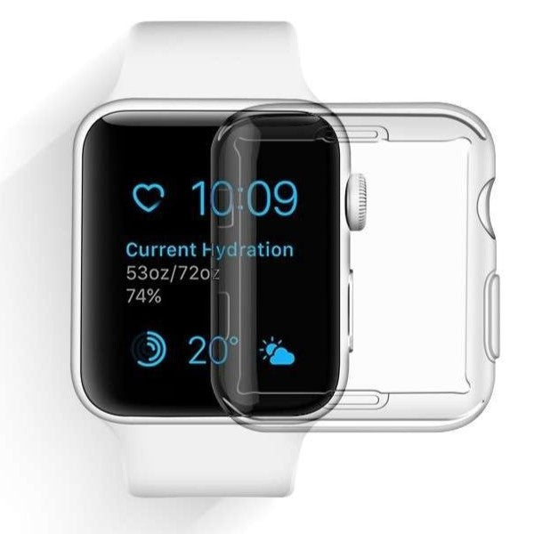 Husa Apple Watch Series 2/3 42 mm Full Tpu 360 Transparent, Flippy-0