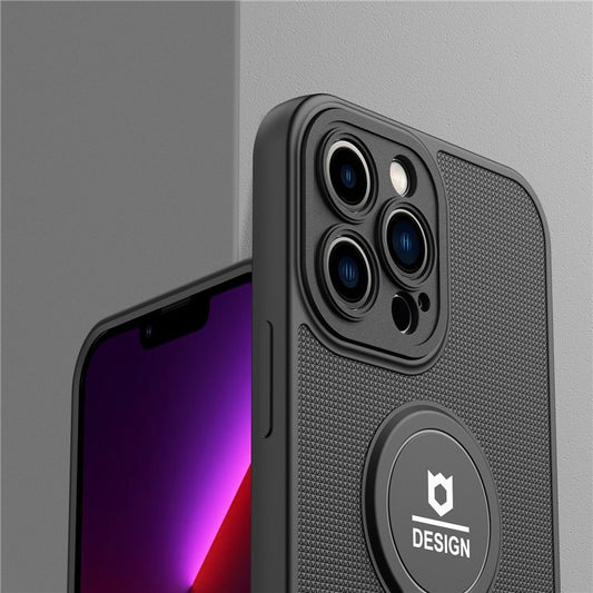 Husa Armor Design cu Stand pentru Apple iPhone 7/8G/SE2, Negru, Suport Auto Magnetic, Wireless Charge, Protectie Antisoc, Flippy-1
