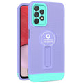 Husa Armor Design cu Stand pentru iPhone 11, Mov/Albastru, Suport Auto Magnetic, Wireless Charge, Protectie Antisoc, Flippy-0