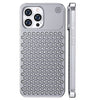Husa Aromaterapia Compatibila cu iPhone 15 Pro Max, Flippy, Antisoc, Antizgariere, Protectie Camera si Supraincalzire, din Aliaj de Aluminiu, Argintiu-0