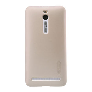 Husa Asus Zenfone 2 Laser ZE500KG Nillkin Frosted Shield Auriu + Folie de protectie-0