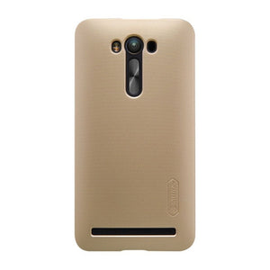 Husa Asus Zenfone 2 ZE500CL Nillkin Frosted Shield Auriu + Folie de protectie-0