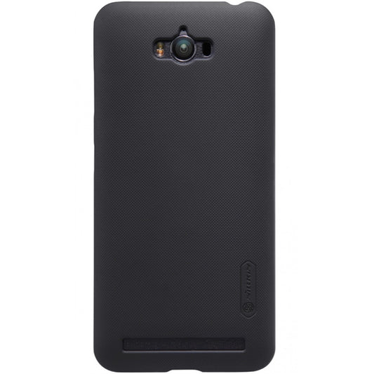 Husa Asus Zenfone Max Nillkin Frosted Shield Negru + Folie de protectie-1