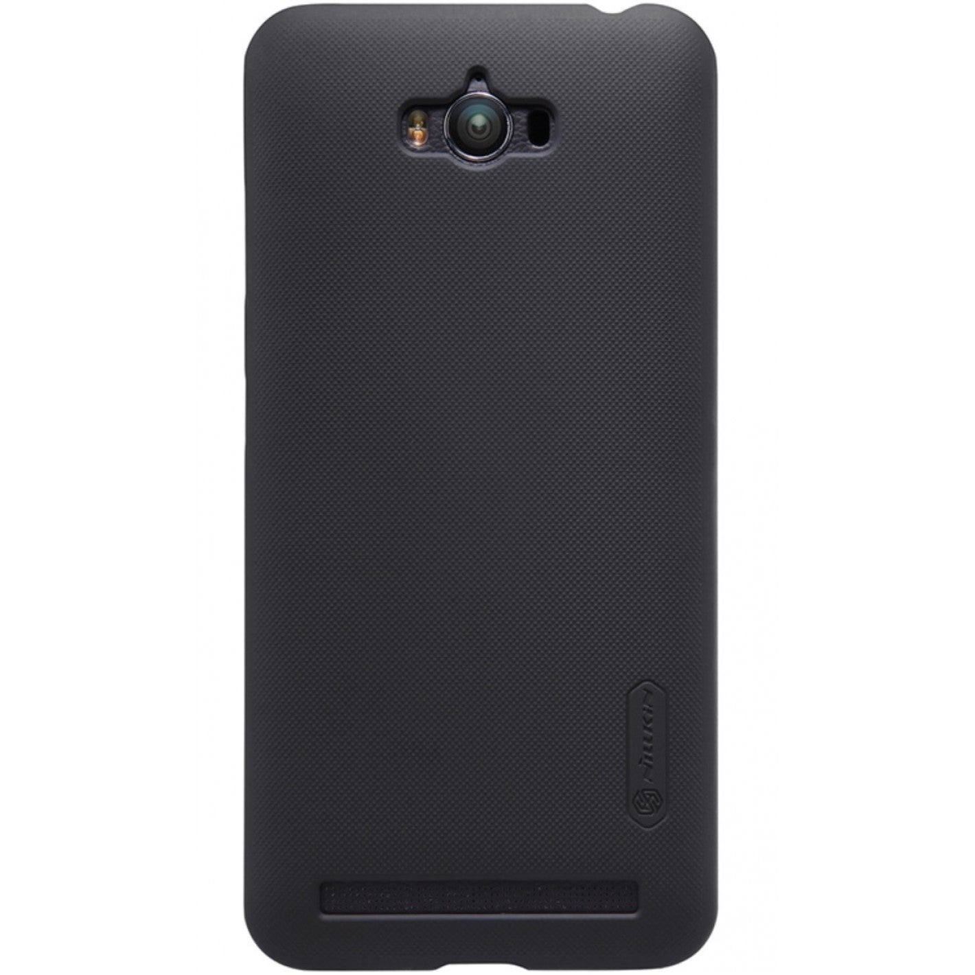 Husa Asus Zenfone Max Nillkin Frosted Shield Negru + Folie de protectie-2