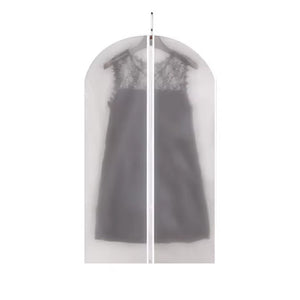 Husa de Depozitare cu Fermoar, Flippy, pentru Haine, de Protectie, pentru Voiaj, Netesut, Rezistent la Praf, 60x100 cm, Transparent-Alb-0