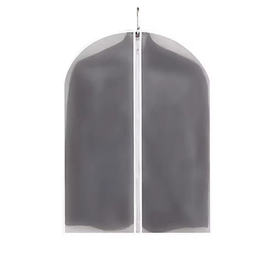 Husa de Depozitare cu Fermoar, Flippy, pentru Haine, de Protectie, pentru Voiaj, Netesut, Rezistent la Praf, 60x80 cm, Transparent-Alb-0