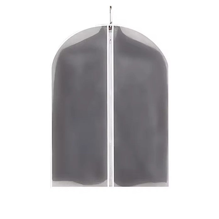 Husa de Depozitare cu Fermoar, Flippy, pentru Haine, de Protectie, pentru Voiaj, Netesut, Rezistent la Praf, 60x80 cm, Transparent-Alb-0