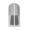 Husa de Depozitare cu Fermoar, Flippy, pentru Haine, de Protectie, pentru Voiaj, Netesut, Rezistent la Praf, 60x120 cm, Transparent-Alb-0