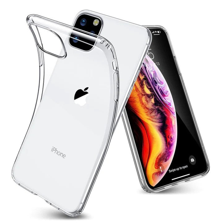 Husa de protectie compatibila cu Apple iPhone 11 Pro, Flippy, Tpu, Transparent-2