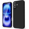 Husa de Protectie Matte TPU, Flippy, pentru Apple iPhone 16 Plus, Protectie Camera, Antisoc, Antizgariere, Antialunecare, Acoperire Completa, Negru-0