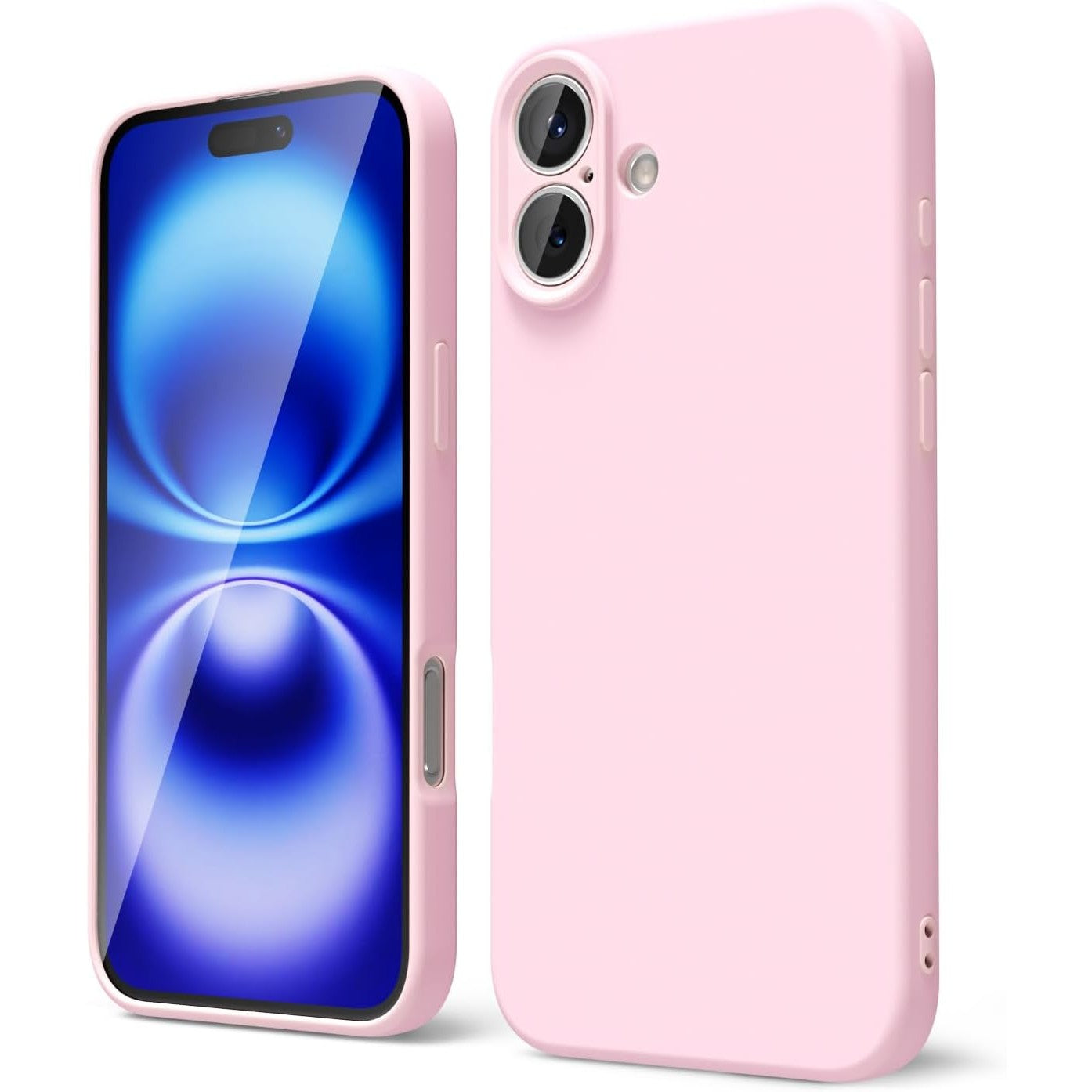 Husa de Protectie Matte TPU, Flippy, pentru Apple iPhone 16 Plus, Protectie Camera, Antisoc, Antizgariere, Antialunecare, Acoperire Completa, Roz-0