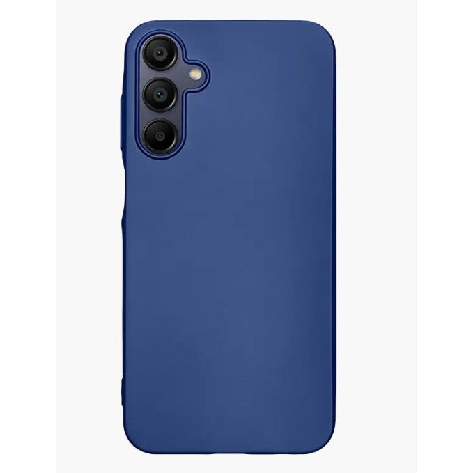 Husa de Protectie Matte TPU, Flippy, pentru Samsung Galaxy A15, Protectie Camera, Antisoc, Antizgariere, Antialunecare, Acoperire Completa, Albastru-1