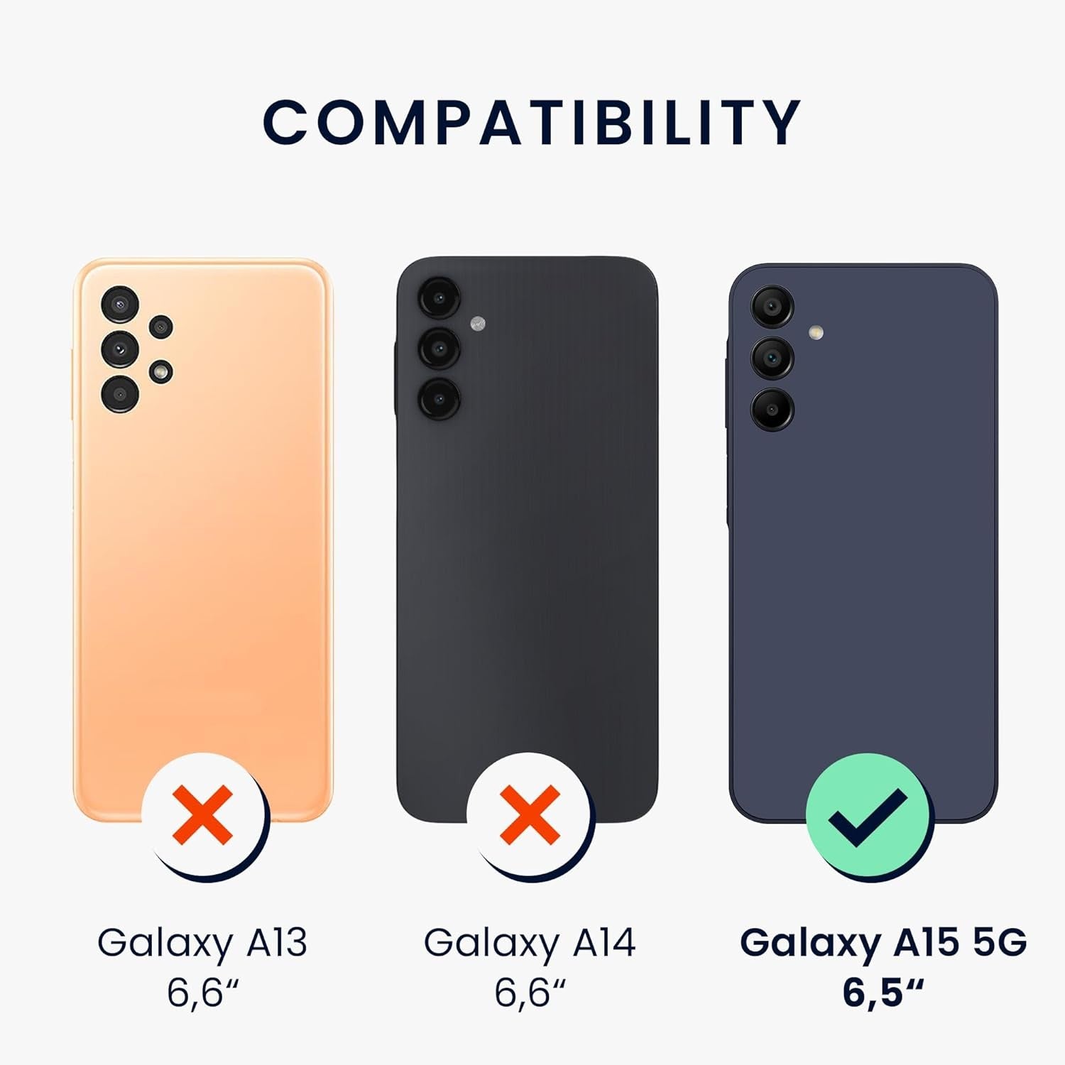 Husa de Protectie Matte TPU, Flippy, pentru Samsung Galaxy A15, Protectie Camera, Antisoc, Antizgariere, Antialunecare, Acoperire Completa, Albastru-5