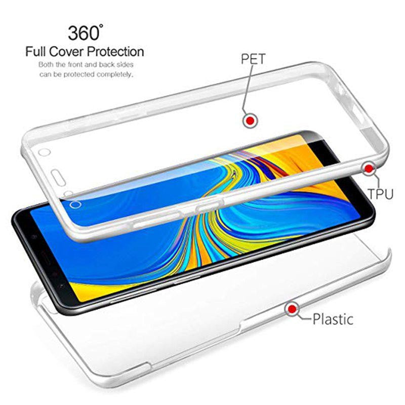 Husa de protectie Flippy 360 grade, PC+TPU+Folie policarbonat, pentru Apple iPhone 14 Pro Max , Transparent-1