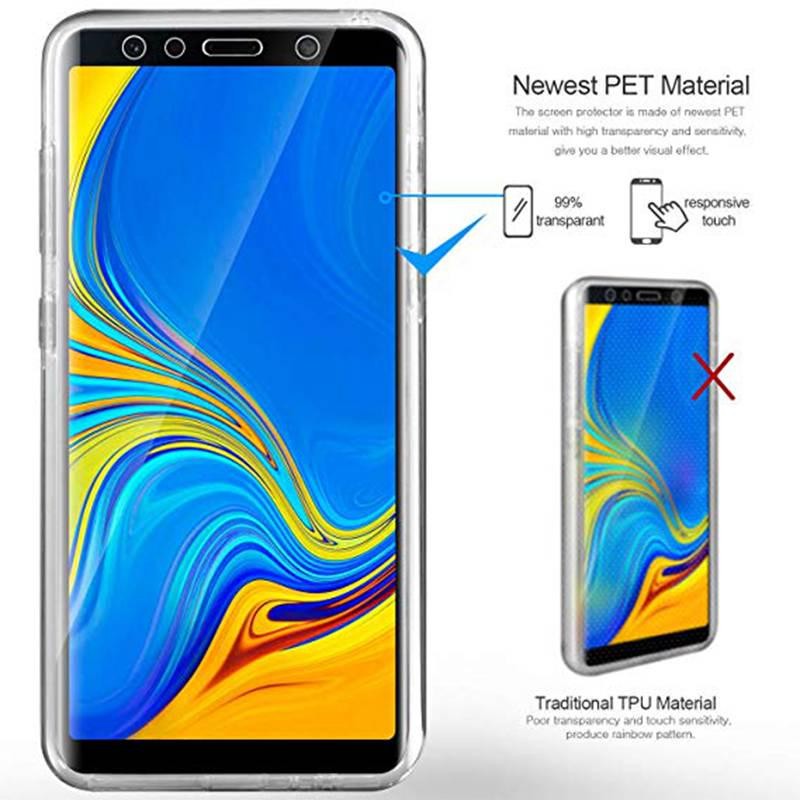 Husa de protectie Flippy 360 grade, PC+TPU+Folie policarbonat, pentru Samsung A53 5G , Transparent-3