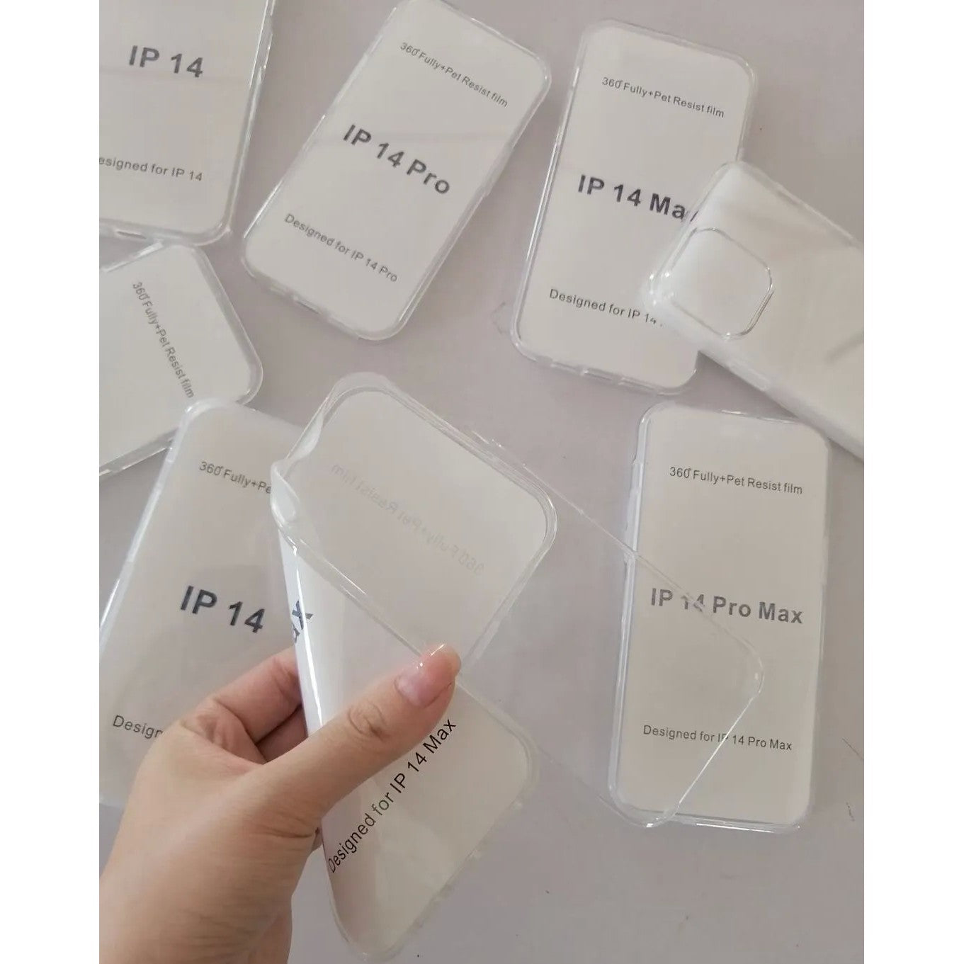 Husa de protectie Flippy 360 grade, PC+TPU+Folie policarbonat, pentru Samsung A53 5G , Transparent-5