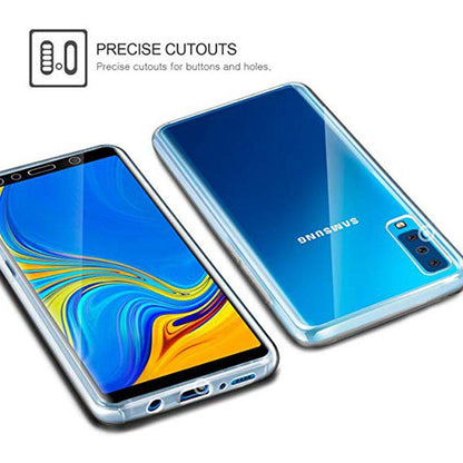 Husa de protectie Flippy 360 grade, PC+TPU+Folie policarbonat, pentru Samsung Galaxy A34 5G , Transparent-4