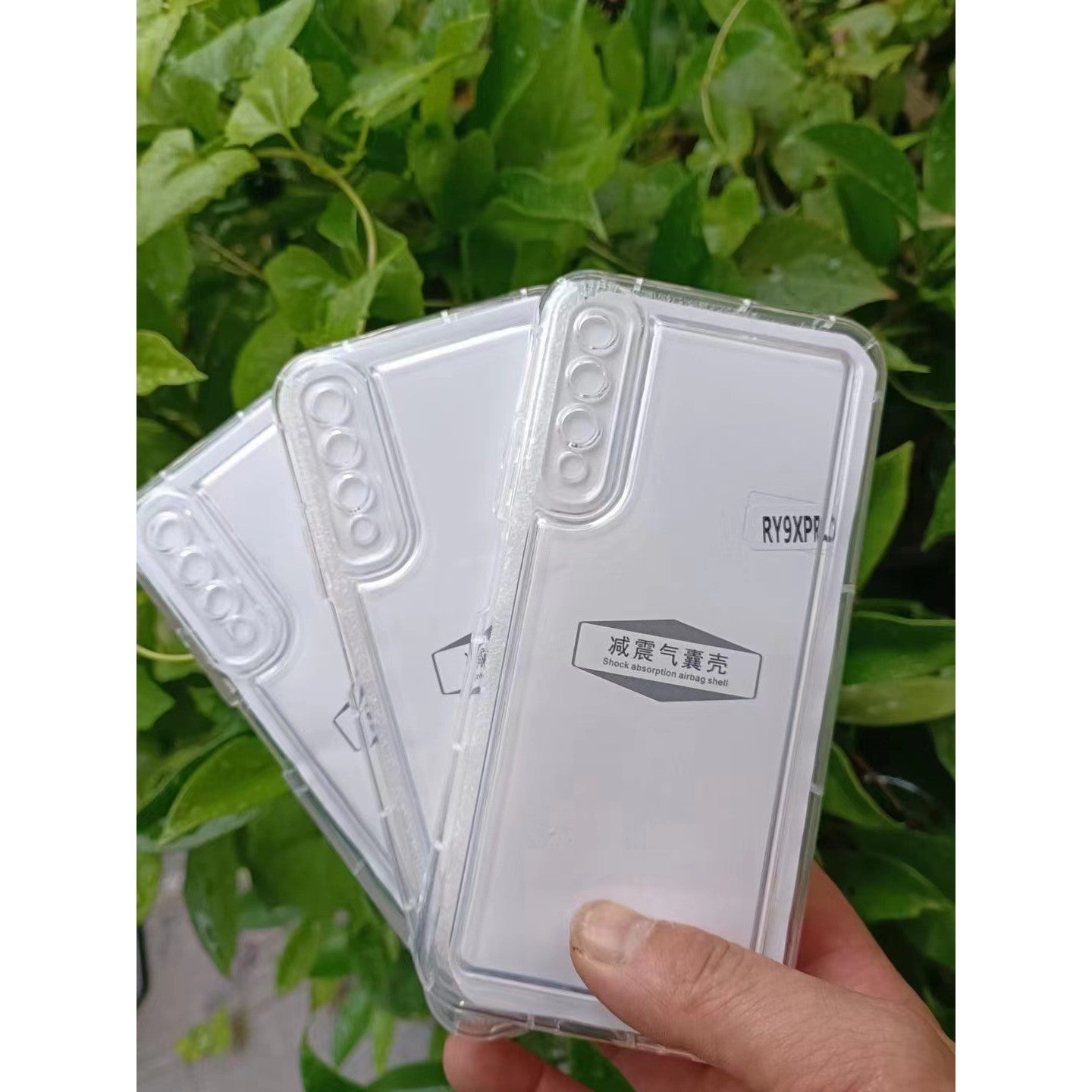 Husa de protectie Flippy, Airbag Shock Absorption, TPU, pentru Apple iPhone 14 , Transparent-3