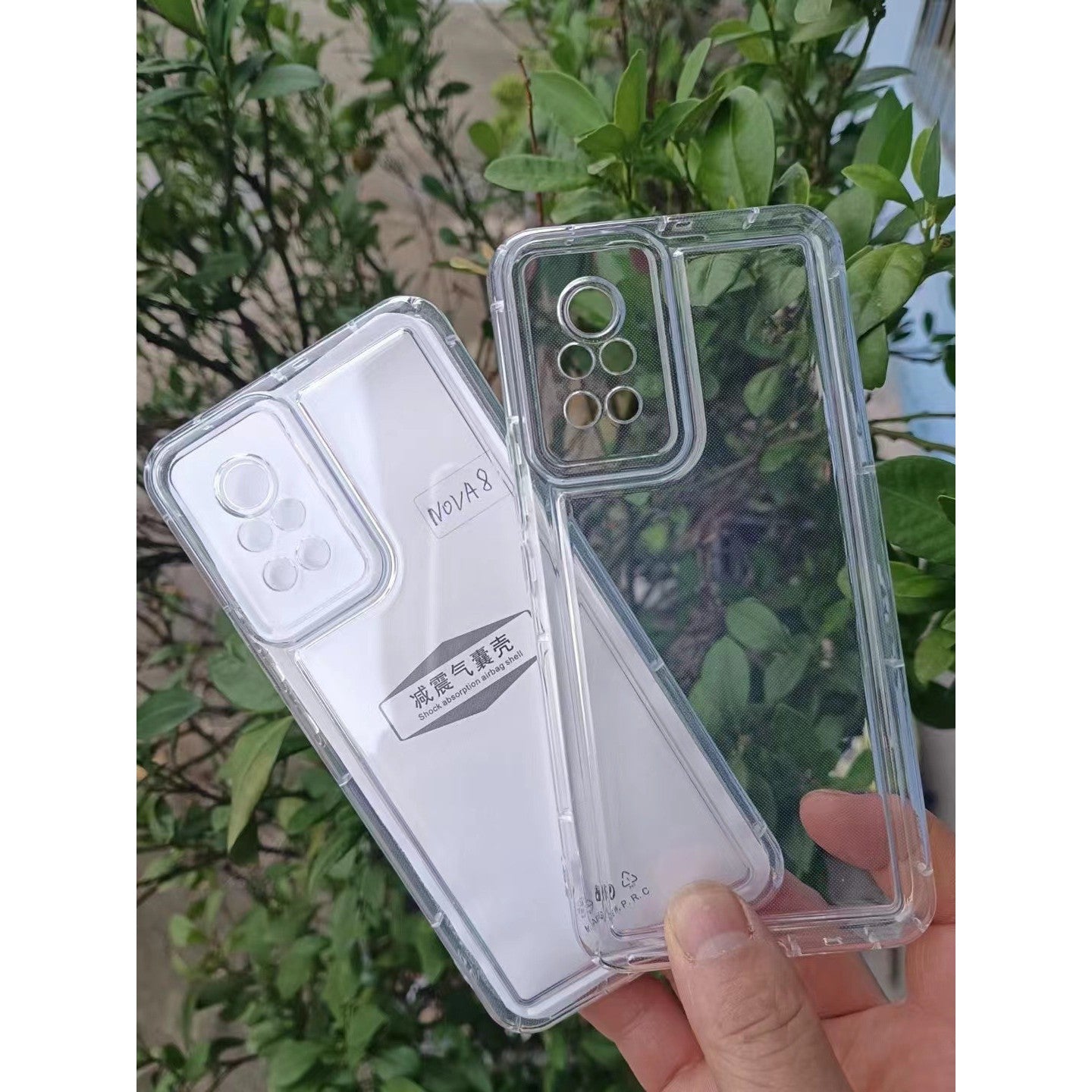 Husa de protectie Flippy, Airbag Shock Absorption, TPU, pentru Apple iPhone 14 , Transparent-9
