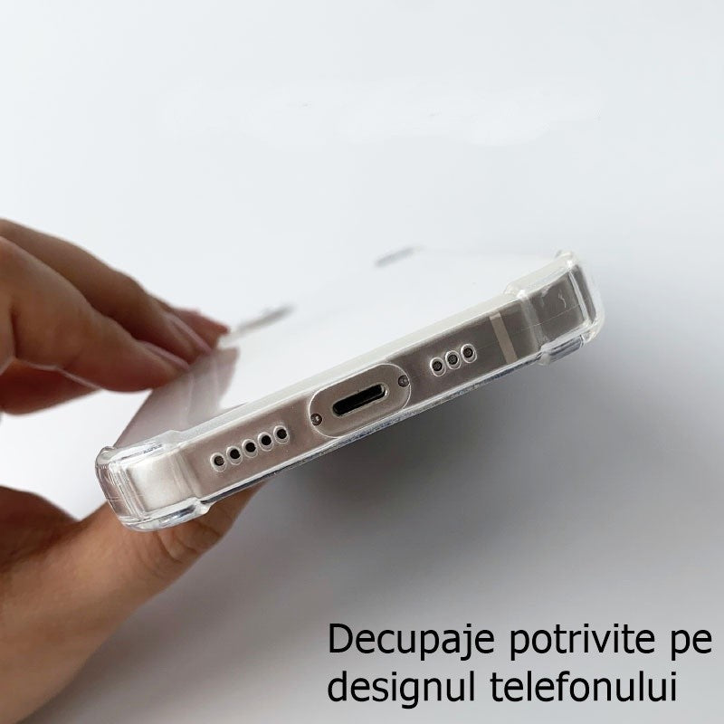 Husa de protectie Flippy, TPU, pentru Apple iPhone 15 Plus , Antisoc, Protectie colturi, Rezistenta la impact, Transparenta-4