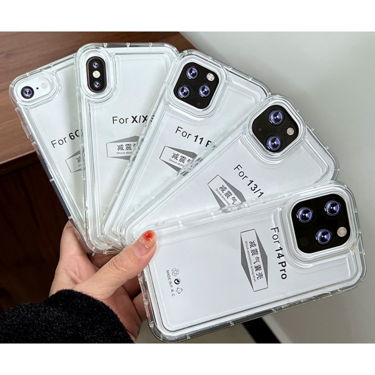 Husa de protectie Flippy, Airbag Shock Absorption, TPU, pentru Samsung A54 5G , Transparent-1