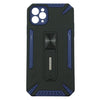 Husa de protectie Flippy compatibila cu Apple iPhone 11 Defender Model 4 cu suport, Albastru inchis-0