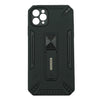 Husa de protectie Flippy compatibila cu Apple iPhone 11 Defender Model 4 cu suport, Negru-0