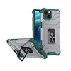 Husa de protectie Flippy compatibila cu Apple iPhone 13 Acrylic Armor cu suport Verde Inchis-0
