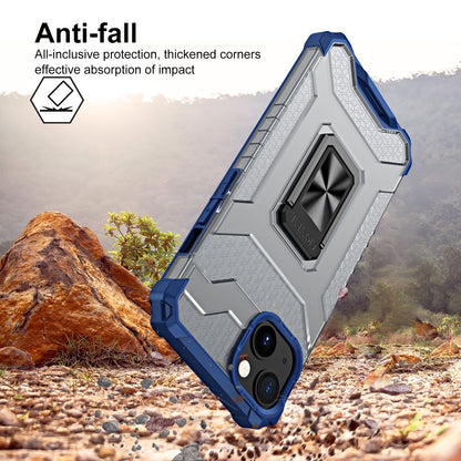 Husa de protectie Flippy compatibila cu Apple iPhone 13 Mini Acrylic Armor cu suport Albastru-1