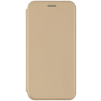 Husa de protectie Flippy compatibila cu Apple iPhone 13 Mini Magnet Book Case Roz Auriu-0