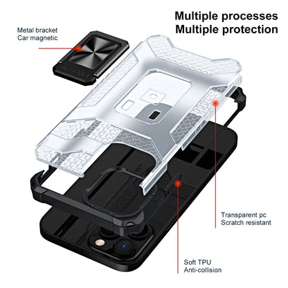 Husa de protectie Flippy compatibila cu Apple iPhone 13 Pro Acrylic Armor cu suport Negru-1