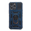 Husa de protectie Flippy compatibila cu Apple iPhone 13 Pro Defender Model 4 cu suport,Albastru-0